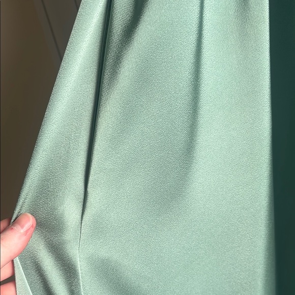 Azazie matcha green bridesmaid dress - Picture 6 of 7